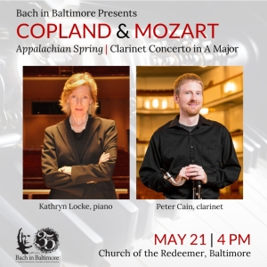 Bach In Baltimore to Perform Copland Appalachian Spring And Mozart Clarinet Concerto In A Major This Month