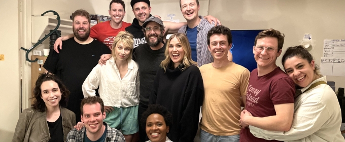 Photos: Josh Groban Visits PETER PAN GOES WRONG on Broadway Photos